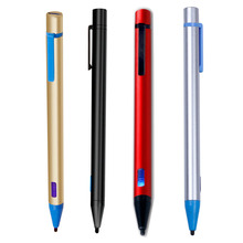 Metal Active Capacitive Stylus Pen USB Charging Universal Screen Touch Pen for iPhone iPad Samsung Tablet