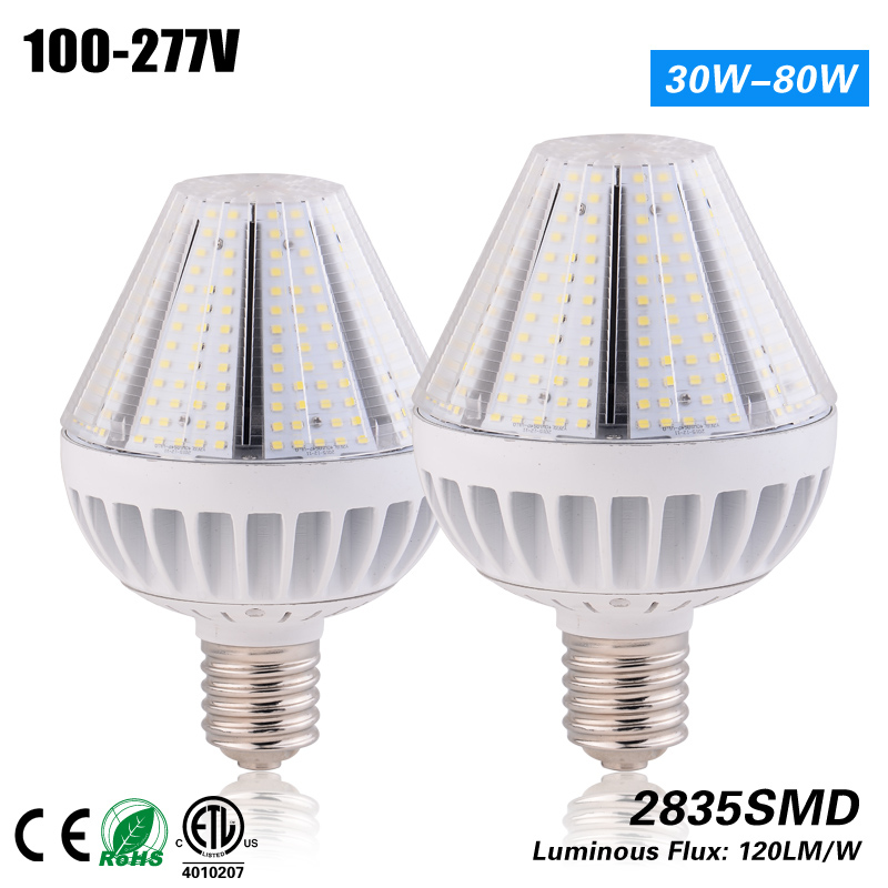Mogul base led payramid corn light bulb 50w replace 150W MH HPS street