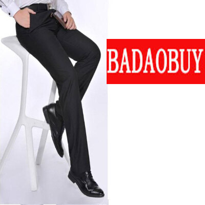 2015 Formal Wedding Men Suit Pants Fashion Slim Fit Casual Brand Business Blazer Straight Dress Trouser