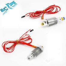 Long-distance, 3D Printer J-head Hotend E3D V5 for 1.75mm/3.0mm 3D Bowden Extruder 0.2mm/0.3mm/0.4mm Nozzle Optional