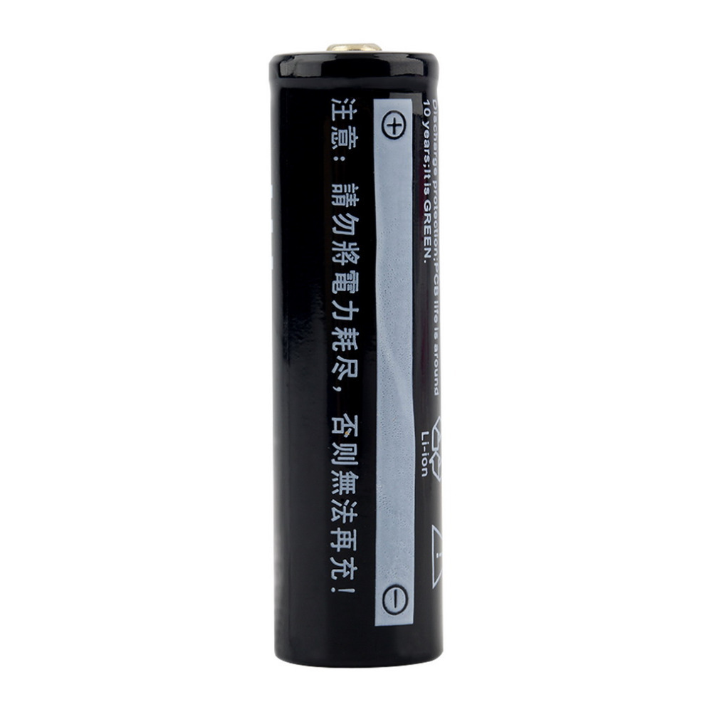 2015 New 2 Pcs 3 7V 18650 Li ion lithium Rechargeable Battery 6000mAh for Flashlight for