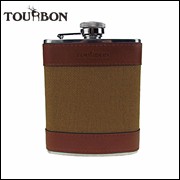 Tourbon-Creative-Portable-Stainless-Steel-6oz-Hunting-Hip-Flask-Canvas-Leather-Alcohol-Pot-Wine-Whisky-Bottle