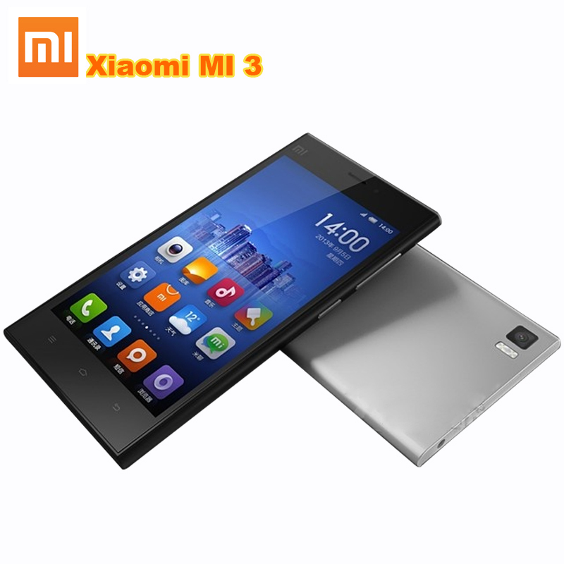 New original Xiaomi Mi3 Mi 3 16GB Quad Core 2G 3Gwcdma Mobile Phone 5 0 IPS