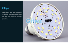 5Pcs LED lamp E27 3W 5W 7W 9W 10W 12W 15W 18W SMD5730 Light Led Lamp