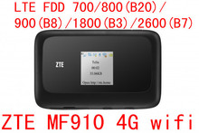 Desbloqueado ZTE MF910 LTE 4 G wi fi Router 4 G WIFI dongle Mobile Hotspot 150 Mbps rede Router pk mf90 r212 mf91 mf93 mf80 mf95 mf60