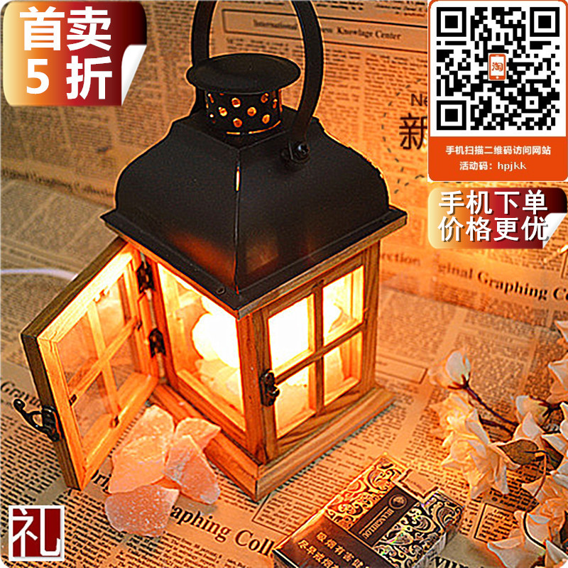 Free Shipping Free shipping authentic wooden salt crystal lamps bedroom night light bedside lamp creative fashion bedside lamp b