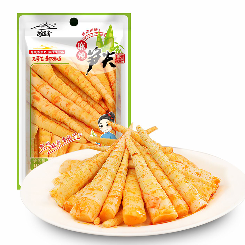 Spicy bamboo 80 taste bamboo shoots classic casual spicy flavor snacks
