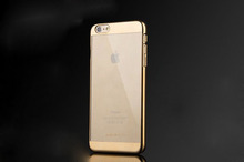 4 7 Inch Cover for iphone 6 Case cover Transparent Metal Frame PC Material Cheap Phone