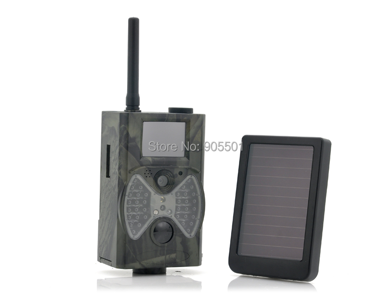 HC300M Full HD 1080P MMS GPRS Hunting Game Trail Camera + Solar Panel Battery + Free Shipping HC300M Full HD 1080P MMS GPRS Hunting Game Trail Camera + Solar Panel Battery + Free Shipping