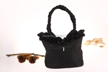 2014 Real Freeshipping Freeshipping Solid Bag Solid Bag Medium(30-50cm) Summer Hot Selling with Flower Evening Tote Bag, Handbag