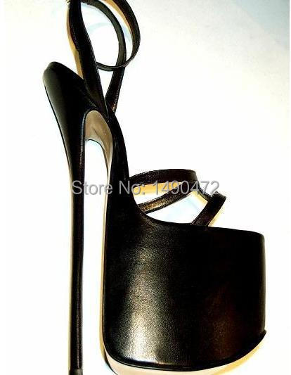 Full Grain Leather Extreme High Heel 30cm Heel With Around 16cm