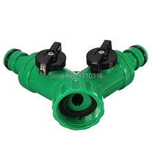 Lowest Price!!!Brand New Garden Hose Pipe Tube Splitter 2 Way Connector Y Adaptor Tap Quick Turn Off Tool