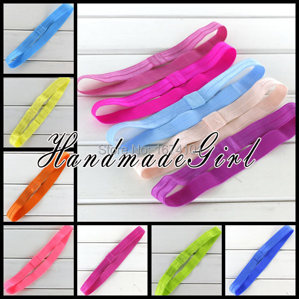 Boutique Elastic Infant Headbands Elastic Hair Band Rubber Band Plastic Hairband For Baby Girls Hair Accessories