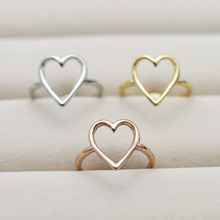 New Fashion jewelry heart finger ring for women ladie’s  Min order is $10(mix different item) R815