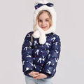 2016 New Arrival Girls Winter Coat Hoodie Down Jacket for Girl Cartoon Children s Princess Duck