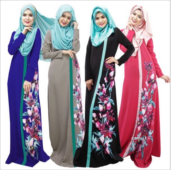 2015 Muslim abaya dress for women Islamic dresses dubai Islamic clothing Muslim kaftan abaya Dress turkish jilbab hijab 401