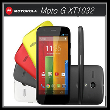 Original Unlocked Motorola Moto G XT1032 Mobile Phone Quad core GPS 3G 5MP 16GB ROM 4.5inch IPS Refurbished Android Smartphone