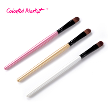 Stylish 2016 Hot 1pcs Women Professional Artificial Fiber Brush Single eyelashes makeup brushes Eyebrow Set lady Cosmetic tool