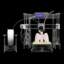 LCD Screen Reprap Prusa I3 DIY 3D Printer 3 D impressora KIT 3d Printers machine size 220*220*240mm Gift