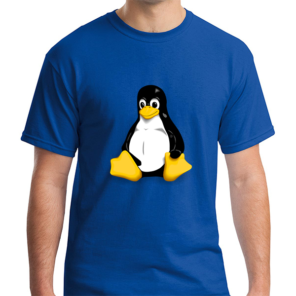 新しい tシャツ男性黒足ペンギン linux tシャツ tシャツ トップス tシャツ送料