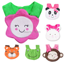 new 2015 baby bibs children accessories infantil cute Cartoon Animal style cotton waterproof bibs dine newborn baby products
