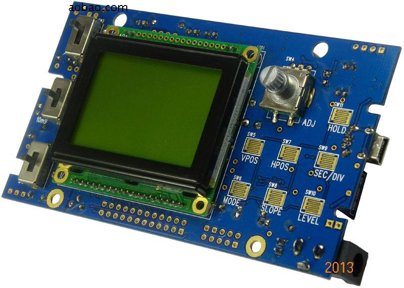 DSO062 Digital Oscilloscope 1MHz Analog Bandwidth 20MSa/s DIY Kits for Arduino 