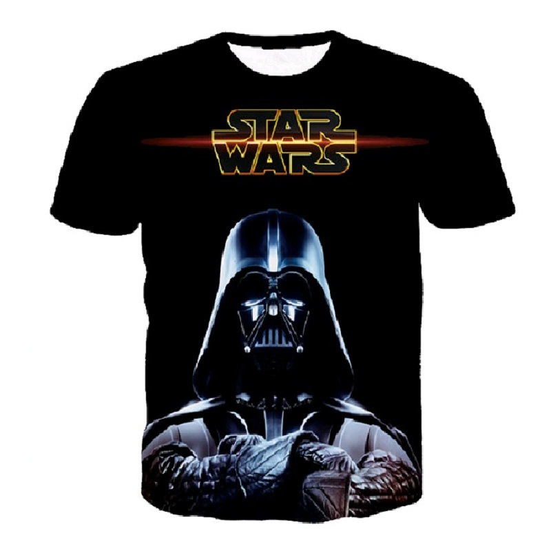 Hot Darth Vader Eulogy 3D Print T shirt Star Wars Unisex Tee Shirts Plus Short Sleeve