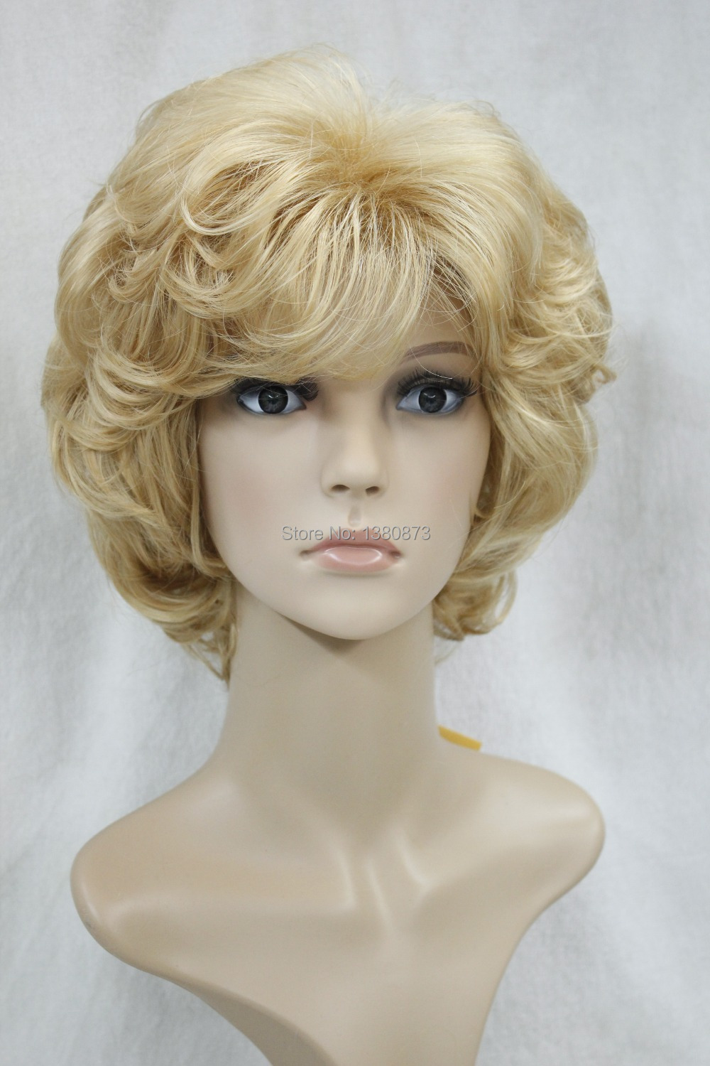 Short Blonde Wigs For Women | 2014 new blonde short curly women female lady hair full Short Blonde Wigs For Women | 2014 new blonde short curly women female lady hair full