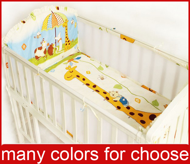 18 Color Cartoon Animal 3D Cotton Breathable Mesh Crib Bumper Crib Liner Baby Bedding Bumpers Bed Around Baby Bumper