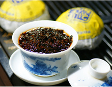 Pu erh ripe tea High Quality Big Sale Compressed health Chinese traditional tea Fragrant puer1000g 10pieces