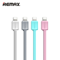 1M 100cm Colorful Remax Flat 8 Pin cable USB Charger Data Transmit Charging Cable for Apple
