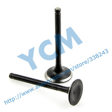 Engine Valve GY6 125CC Inlet Valve Exhaust Outlet Valve Scooter Engine parts Mope Wholesale YCM QM-GY125