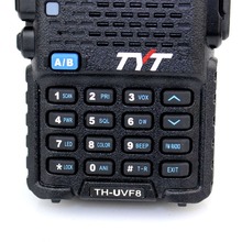 Walkie Talkie TYT TH UVF8 5W VHF UHF 136 174 400 480MHz 256CH DTMF 8 Group