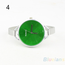 New Design Women s Fashion casual Minimalist Stainless Steel Strap Wrist Watch 0288 2UBM