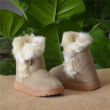 2015 children winter boots kids snow boots thickening cotton padded children shoes Fashion warm boys girls