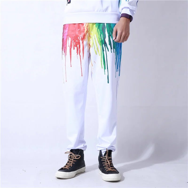 rainbow joggers mens