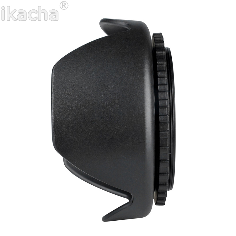 Description Picture 6 of item49mm 52mm 55mm 58mm 62mm 67mm 72mm 77mm 82mm Lens Hood Screw Mount Flower Shape For Canon Hood Lens Camera