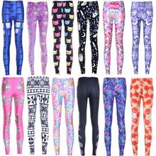 2016 New Leggings Fashion Doctor Who TARDIS Printed Woman Leggins Fitness Sport Black Milk Pencil Pants 12 Colors To Choose