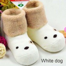 0 3 year old Autumn and winter cotton baby socks children baby cartoon socks thick warm