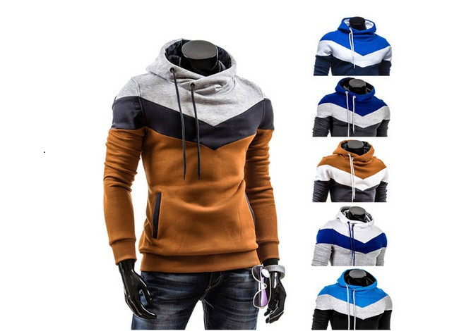 Free shipping Wholesale New 2014 Spring Mens Fleece Hoodies Hit Color Design For Men Sport Dress Slim Sweatshirt Man Hoody XXXL Free shipping Wholesale New 2014 Spring Mens Fleece Hoodies Hit Color Design For Men Sport Dress Slim Sweatshirt Man Hoody XXXL