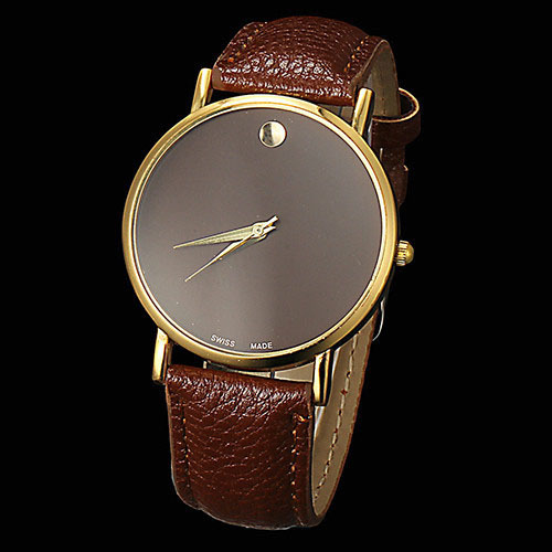 New 2015 Watch Famous Brand Geneva Cheap Unisex Watch Men Wristwatches Women Wristwatch Fashion Wrist Leather