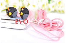 New Cartoon Anime Earphone Minion despicable Me 3 5mm birds Headphones For i Phone Mobile Phone
