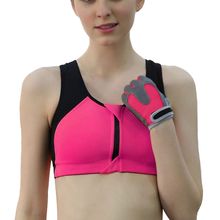 Womens Seamless Racerback Fitness Stretch Padded Sports Bra Fitness Stretch Workout Short Tank Crop Tops Y5