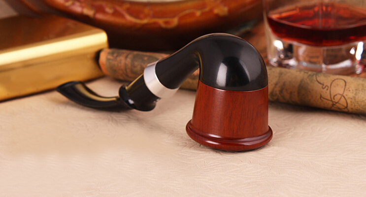 High grade Smoking Tobacco Pipes Curved loop filter Wooden Fashion Gift Easy to clean Smoking accessories