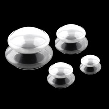 High Quality 4Pcs Cupping Set Chinese Therapy Cellulite Medical Vacuum Silicone Massage Cups