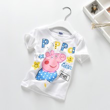 New boy girl clothing peppa pig and Children t-shirts minion Clothes Girls Boys t-shirts Kids Short Sleeve Baby Children’s