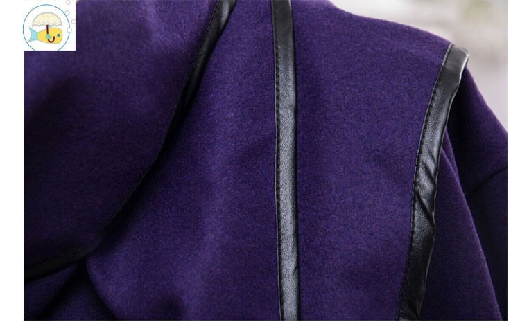 2015 New woman Fashion winter woolen overcoat women fashion Jackets woolen coat (6)