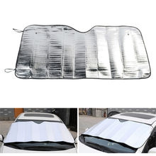 Free Shipping Universal Practical Foam Tapetum Lucidum Screen Sunshade Sun Cover Car Protector    Auto Accessories  E5M1