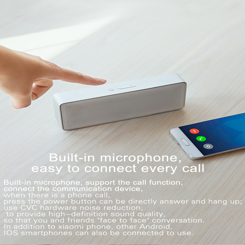 Original Xiaomi Bluetooth Speaker 2 Square Box Portable Mini Stereo Bass Speaker bluetooth V4.2 for iPhone for Android phone (12)