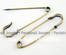 Nickel Free Iron Kilt Pin, Antique Bronze Color, 70mm long, 18mm wide, 6mm thick, hole: about 6mm